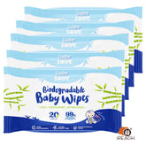 Baby Swipe Biodegradable Baby wipes 20sheets